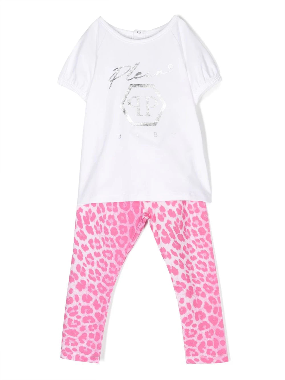 Philipp Plein cheetah print jumpsuit set