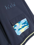 Childrenswear - Philipp Plein logo print crew neck hoodie