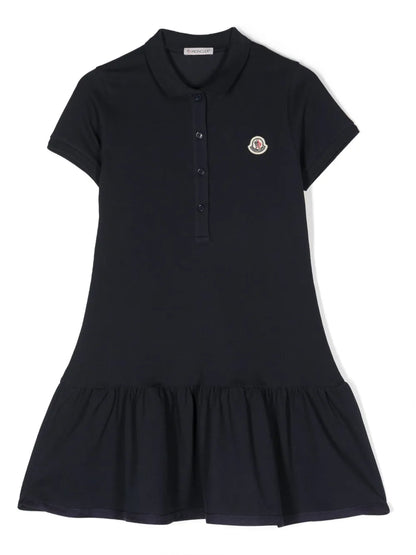 Vestido polo azul MONCLER para niña