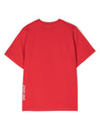 Red T-shirt with graphic motif DSQUARED2
