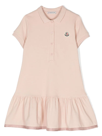 Vestido polo rosa MONCLER para niña