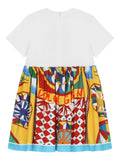 Vestido con estampado Sicilian carretto Dolce & Gabbana