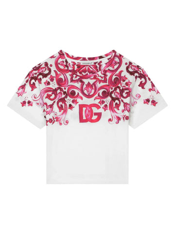 Camiseta con motivo MAIOLICA Dolce & Gabbana