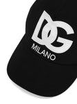 Gorra color negro DNA con logo estampado Dolce & Gabbana