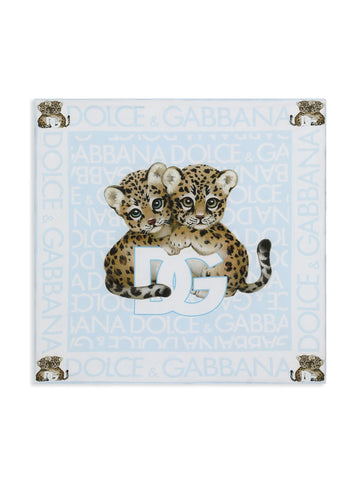 Manta con motivo de leopardo  de la marca Dolce & Gabbana