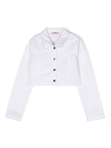 Girls clothing - white jacket by LIUJO