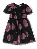 Dress with rose motif MONNALISA