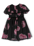 Dress with rose motif MONNALISA