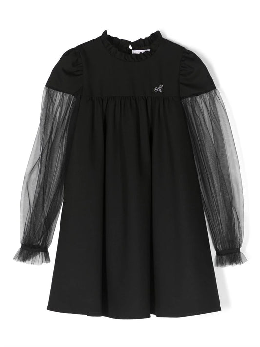 Girls' clothing - dress with tulle sleeves MONNALISA