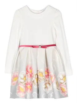 Dress with floral motif MONNALISA