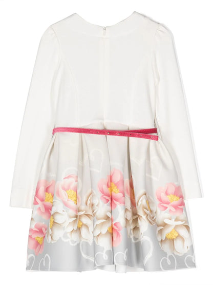 Dress with floral motif MONNALISA