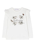 Girls' clothing - Pink Panther Monnalisa print t-shirt