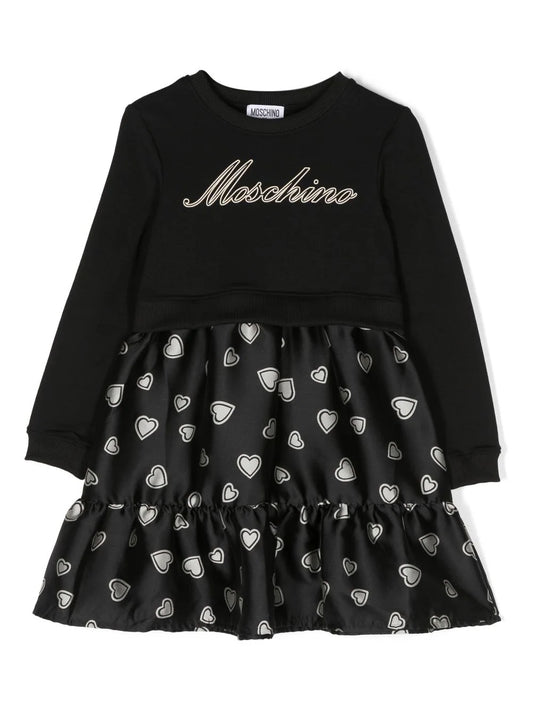 MOSCHINO bib and sweatshirt set