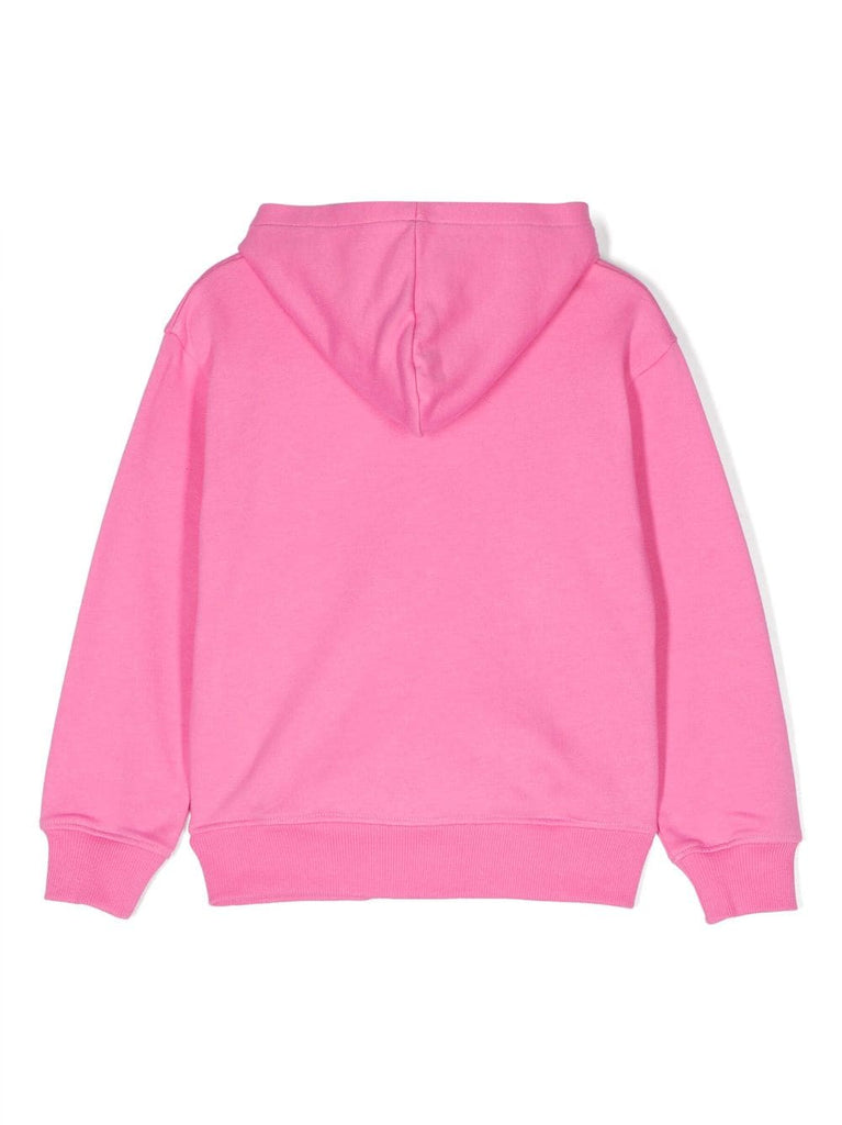 Ropa para niñas - sudadera rosa fuxia con logo MOSCHINO – Modini Shop