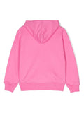 Pink fuchsia sweatshirt with MOSCHINO logo