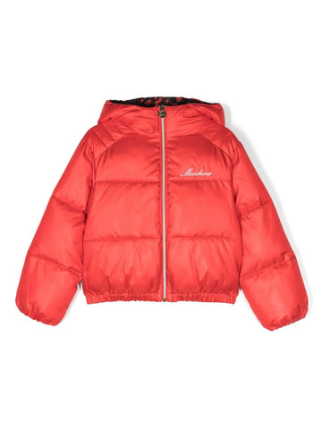 Ropa para niños - chaqueta invierno con logo bordado MOSCHINO