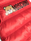 Ropa para niños -  chaleco rojo con estampado Teddy Bear MOSCHINO