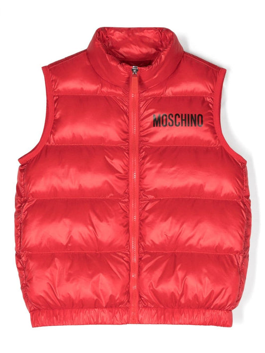 Childrenswear - MOSCHINO Teddy Bear print waistcoat red