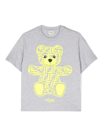 Camiseta con estampado gráfico Fendi Kids