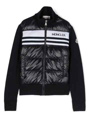 MONCLER intarsia logo jacket - down jacket with logo MONCLER
