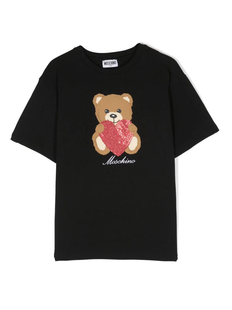 Ropa para niños - camiseta negra con plein logo – Modini Shop