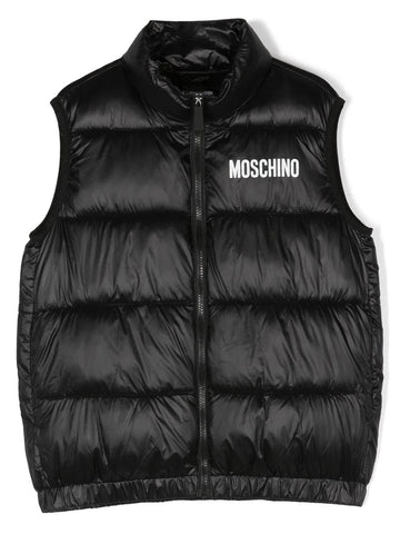 Childrenswear - MOSCHINO Teddy Bear print waistcoat black