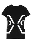 Camiseta negra con logo estampado Philipp Plein