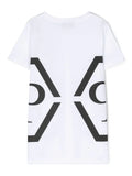 White T-shirt with Philipp Plein logo print