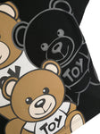 Teddy Bear print black T-shirt MOSCHINO