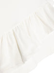 Ropa para niños - vestido blanco estilo sudadera con logo estampado MOSCHINO