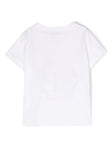 Optical white T-shirt with Philipp Plein logo print