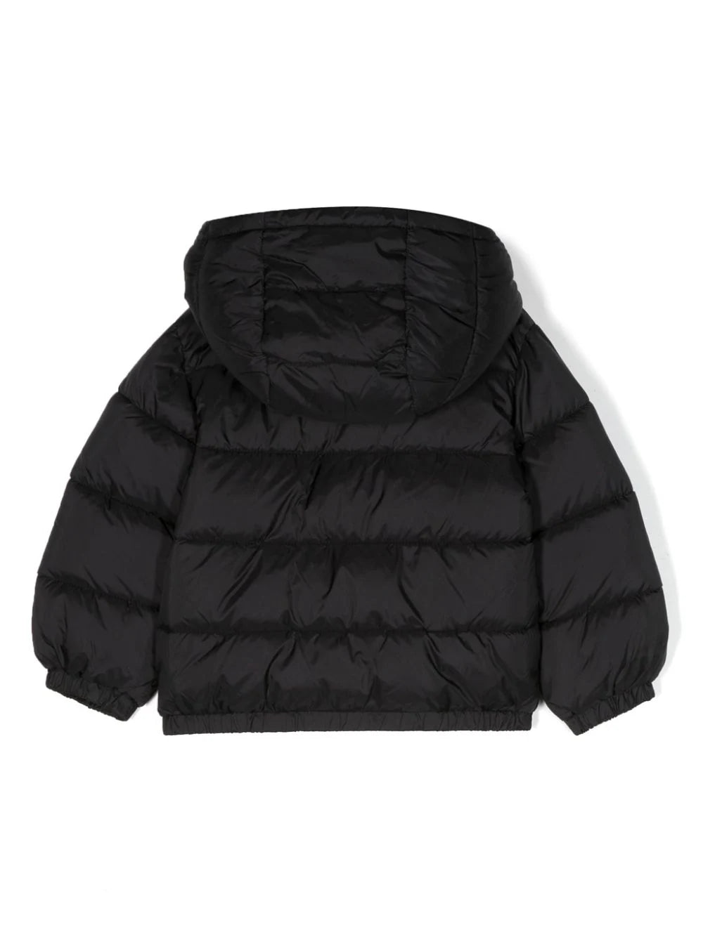 Teddy Bear padded hooded Black jacket MOSCHINO