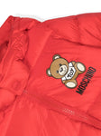 Teddy Bear padded hooded RED jacket MOSCHINO