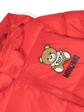 Chaqueta Roja Teddy Bear con capucha MOSCHINO