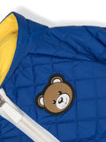 Chaqueta Azul Teddy Bear con capucha MOSCHINO