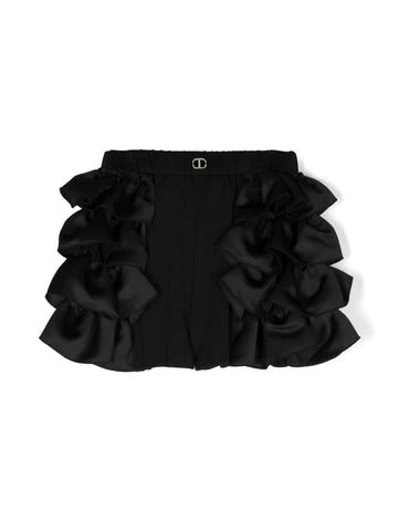 Girls clothing - skirt-shorts with ruffle detail TWINSET