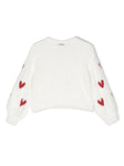 Girl's clothing - Sweater with embroidered heart TWINSET