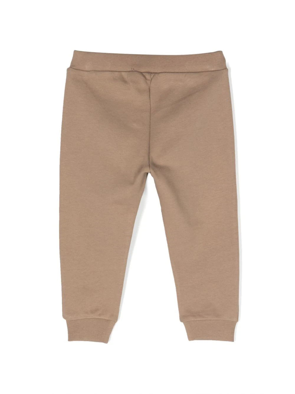 Pantalón para bebé niño de chándal beige con logo estampado Fendi