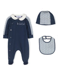 Set - monogram-print cotton babygrow Philipp Plein