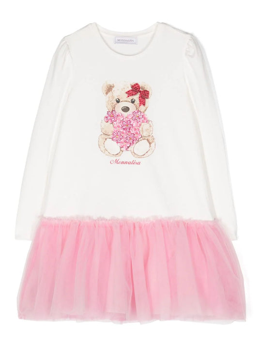 MONNALISA graphic print dress