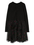 Ruffle dress with heart motif TWINSET