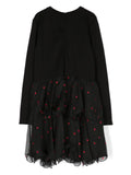 Ruffle dress with heart motif TWINSET