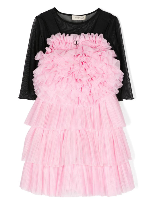 Dress with layered tulle skirt TWINSET