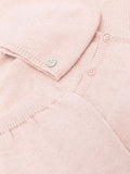 Conjunto color rosa de tres pantalones con botines bordados Paz Rodriguez