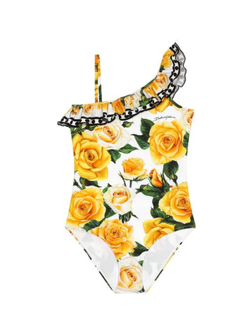 Swimsuit with floral print from the brand Dolce & Gabbana
