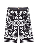 Shorts with Dolce & Gabbana Logo Print