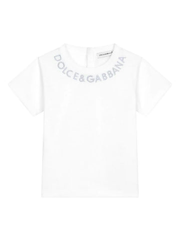Camiseta blanco con logo estampado Dolce & Gabbana