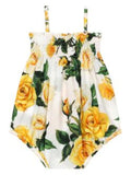 Romper with floral print from the  Dolce & Gabbana brand