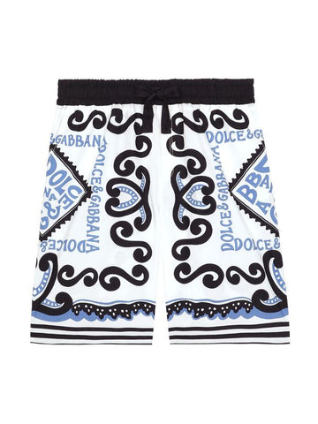 Tracksuit Shorts with Dolce & Gabbana Logo Print