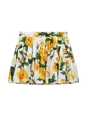 Skirt with floral print from the brand Dolce & Gabbana